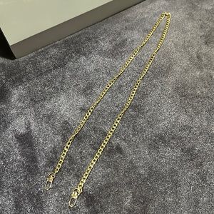 #1…Shiny gold metal plated non branded chain!